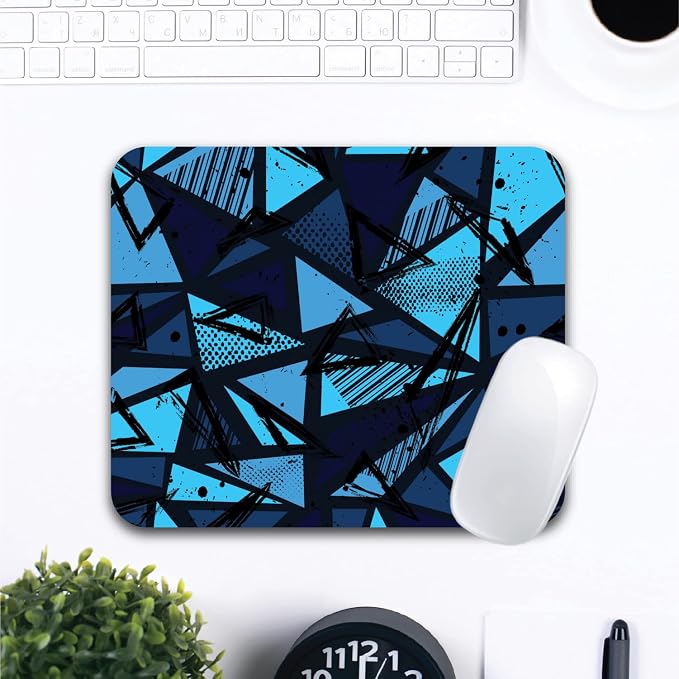 Electric Blue Triangles