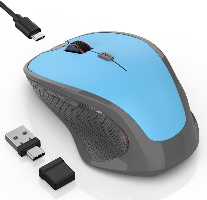 Bluetooth Wireless Mouse (Blue)