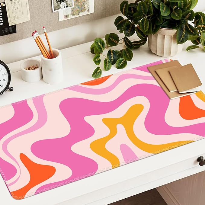 Pink Topographic
