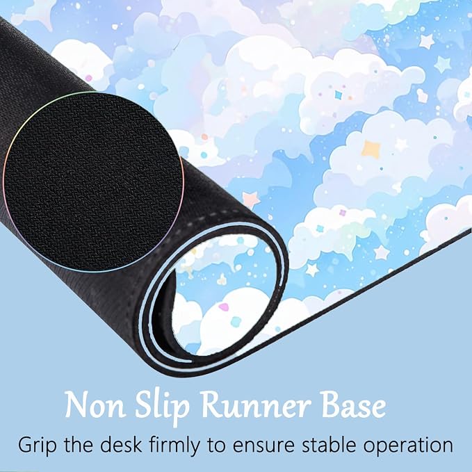 4pcs Blue Cloud