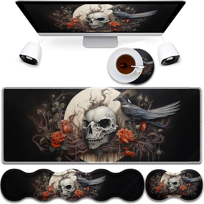 Hummingbird in Skull