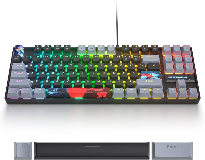 87 Dark/Red Switch