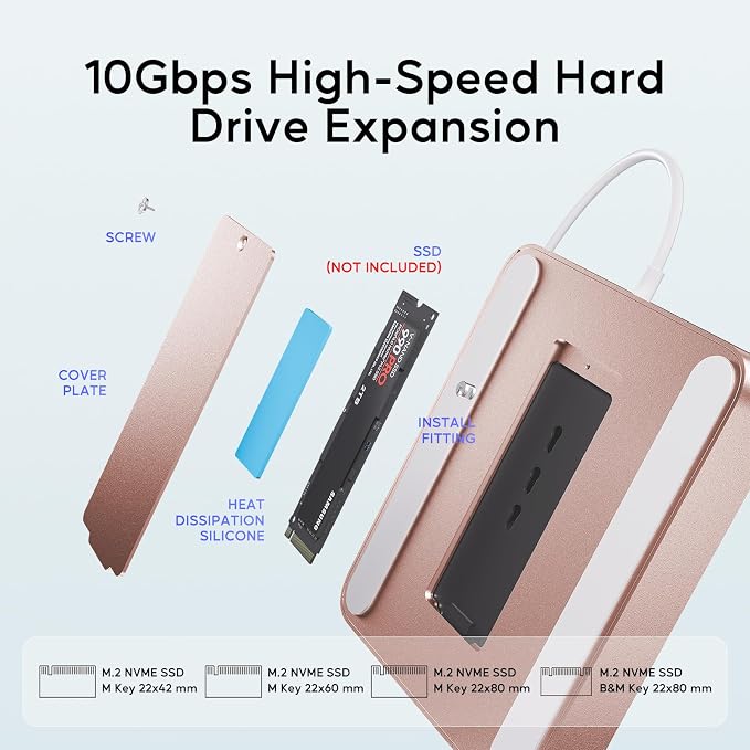 imac usb c hub-pink