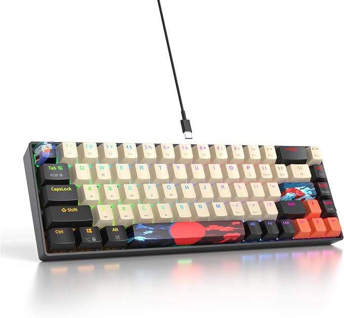 68 Carbon/Red Switch