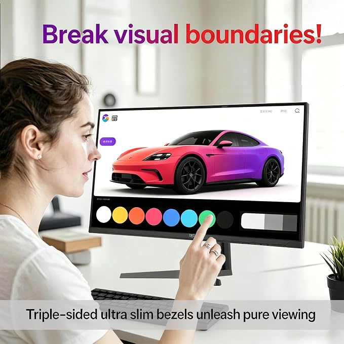Touch screen with standard base bracket