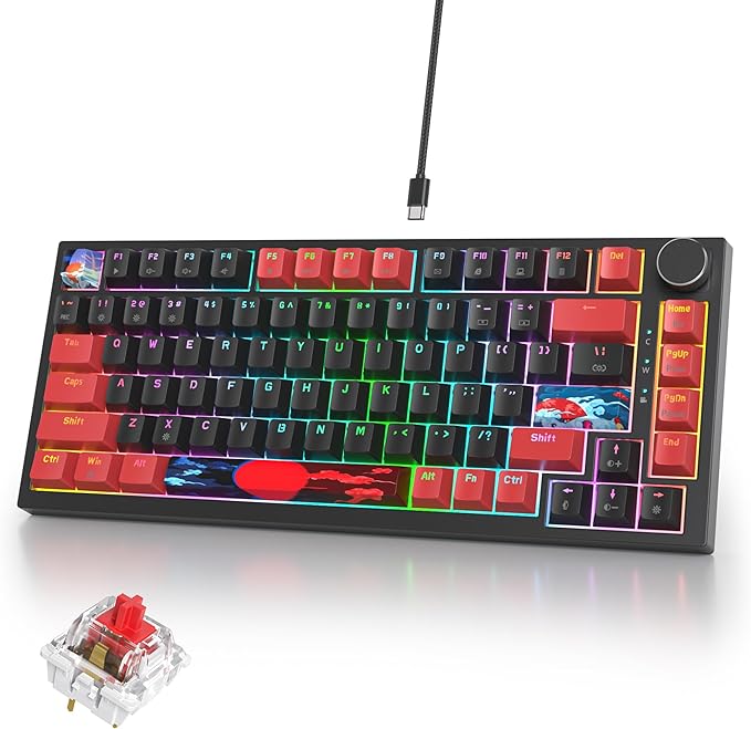 82 Red Black/Red Switch