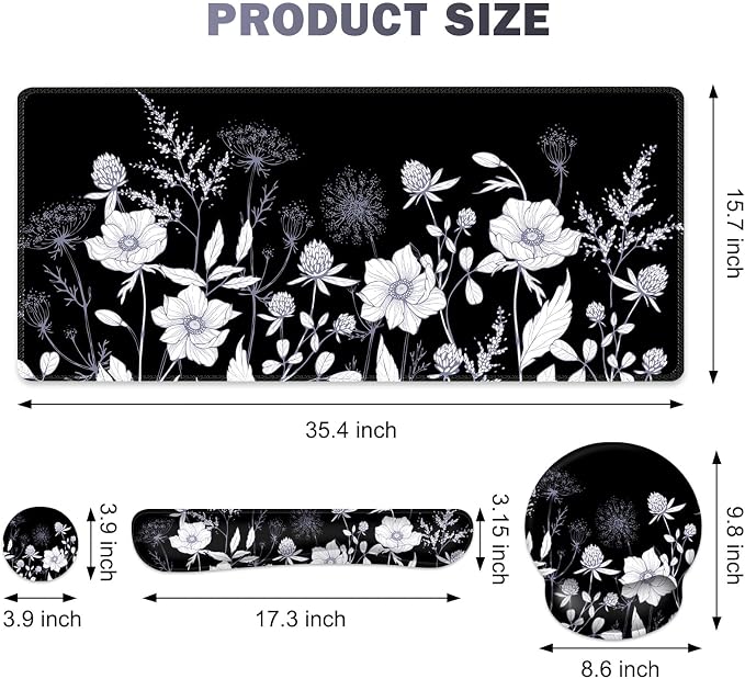 Black White Flowers