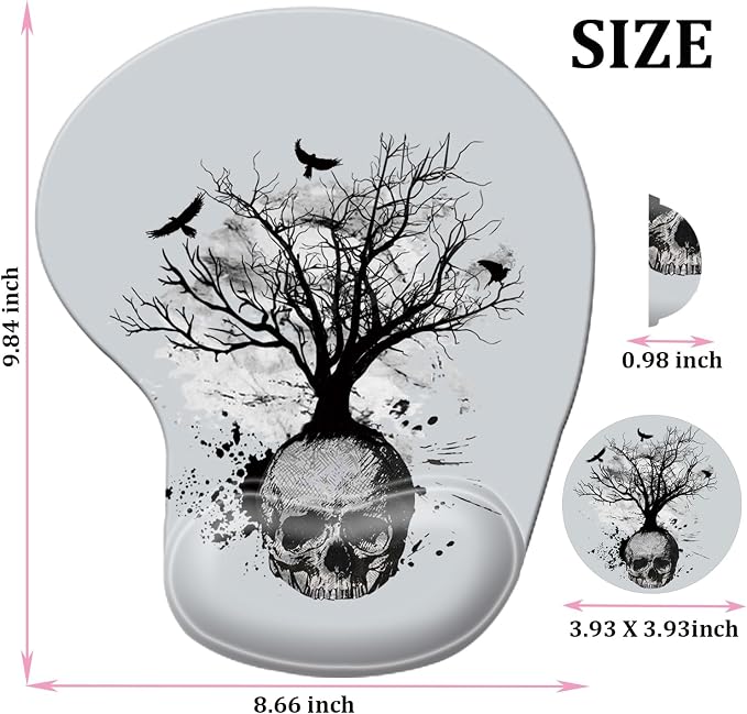 Black and White Skull Head Tree