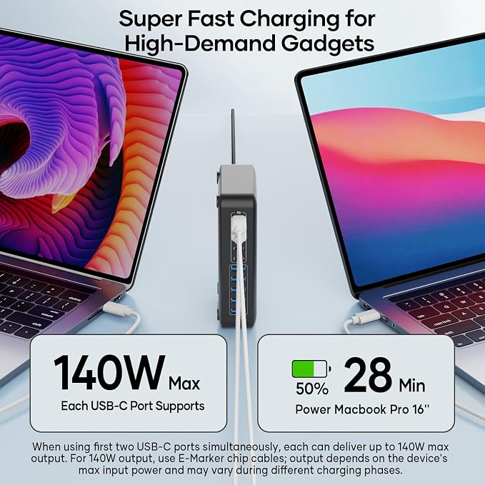 Flat Charger 450W Black