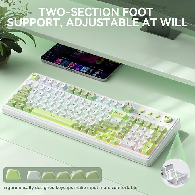 White & Green