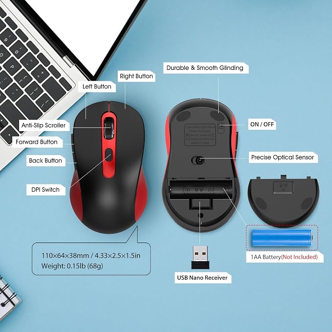 AT258-Red & Black