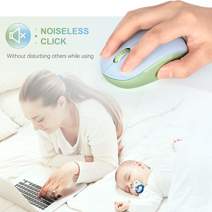 Light Blue and Green
