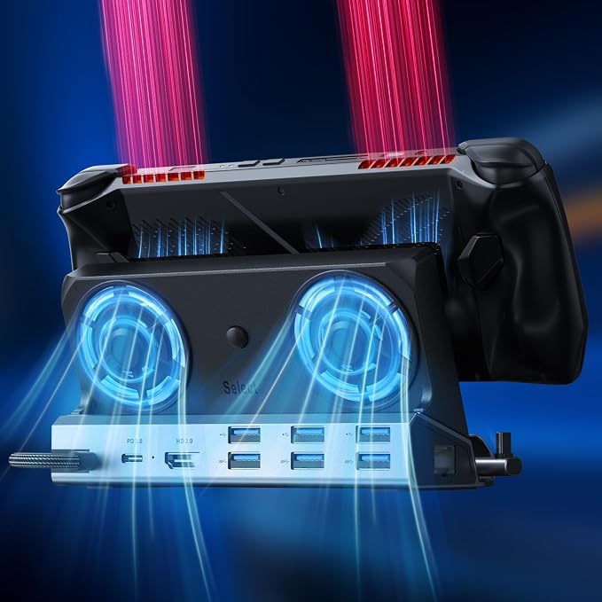 12-in-1 Dual Cooling Fan