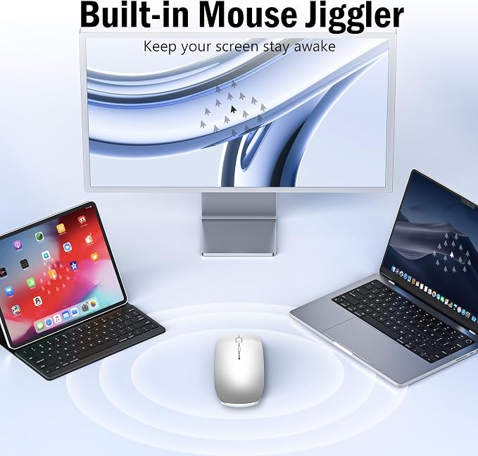 Wireless Bluetooth Mouse (Silver)