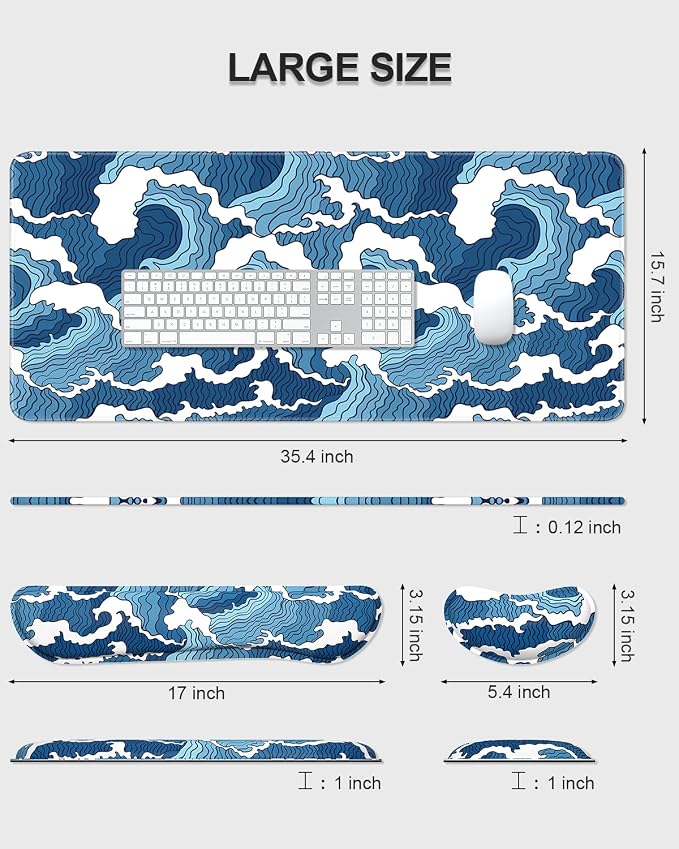 Blue Japanese Wave