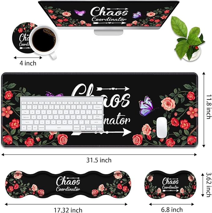 Colored Floral Quote Chaos Coordinator
