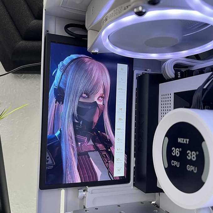 8'' LCD Black
