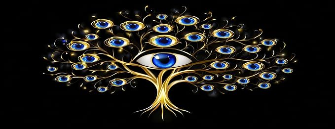 Tree of Life with Blue Eyes