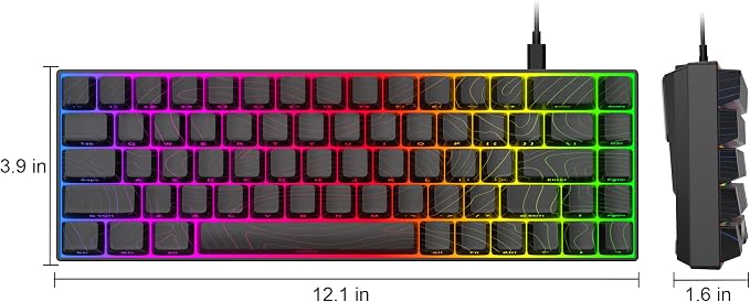 Black Contour Line/Red Switch