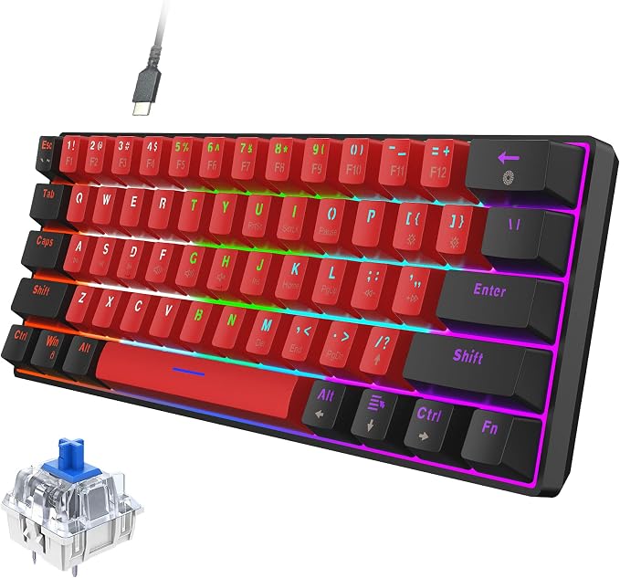 Black Red/Blue Switch