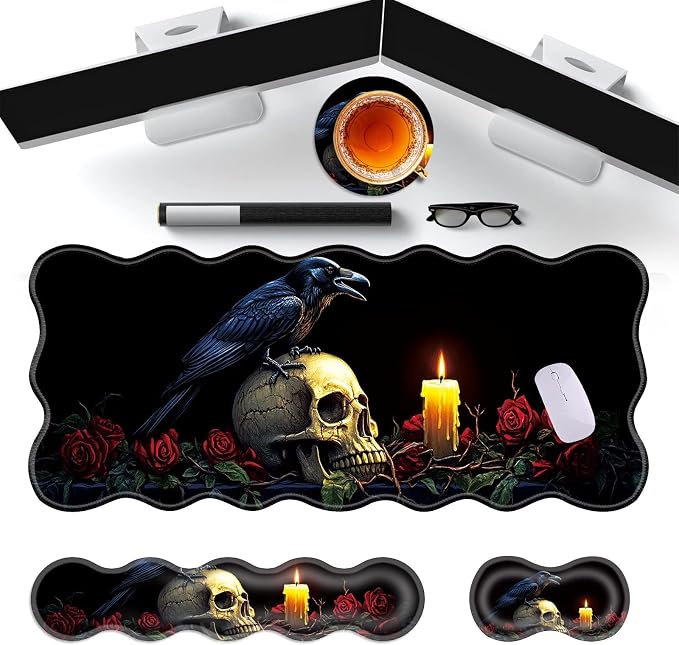 Raven on Skull