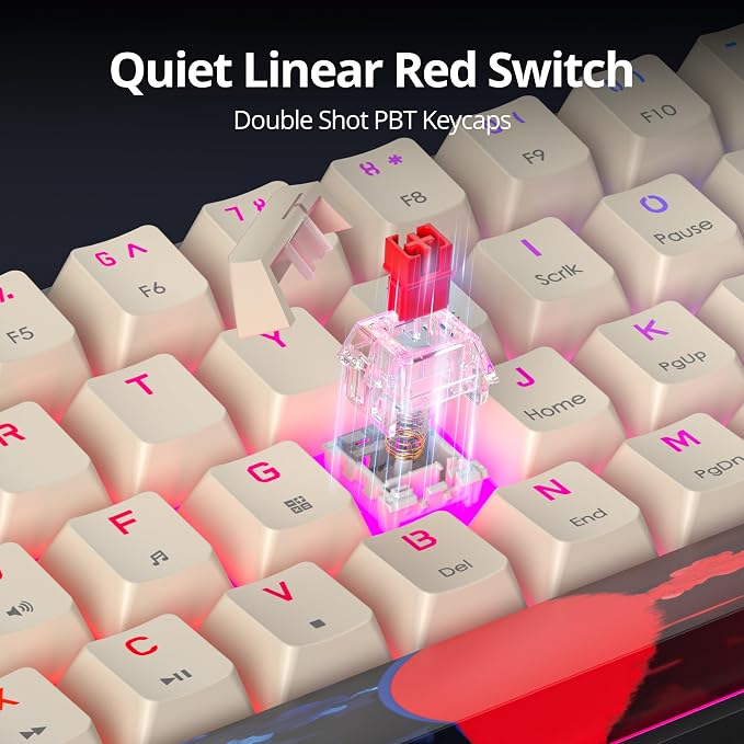 61 Carbon/Red Switch