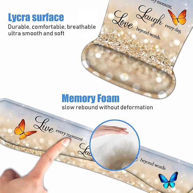 Glitter Quote Live Laugh Love
