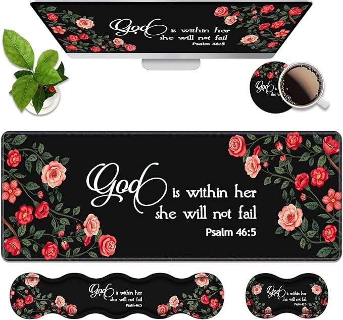 Floral Quotes Bible Verse Psalm 46:5