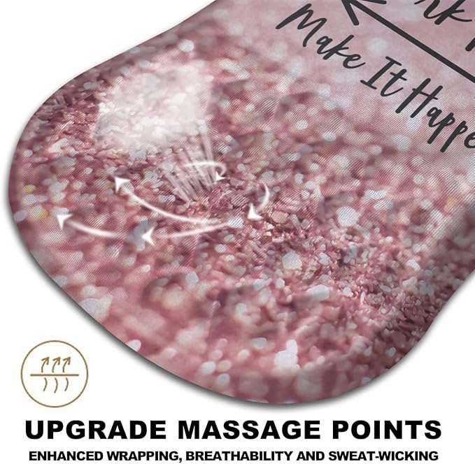 02-Rose Gold Glitter Stay Postive