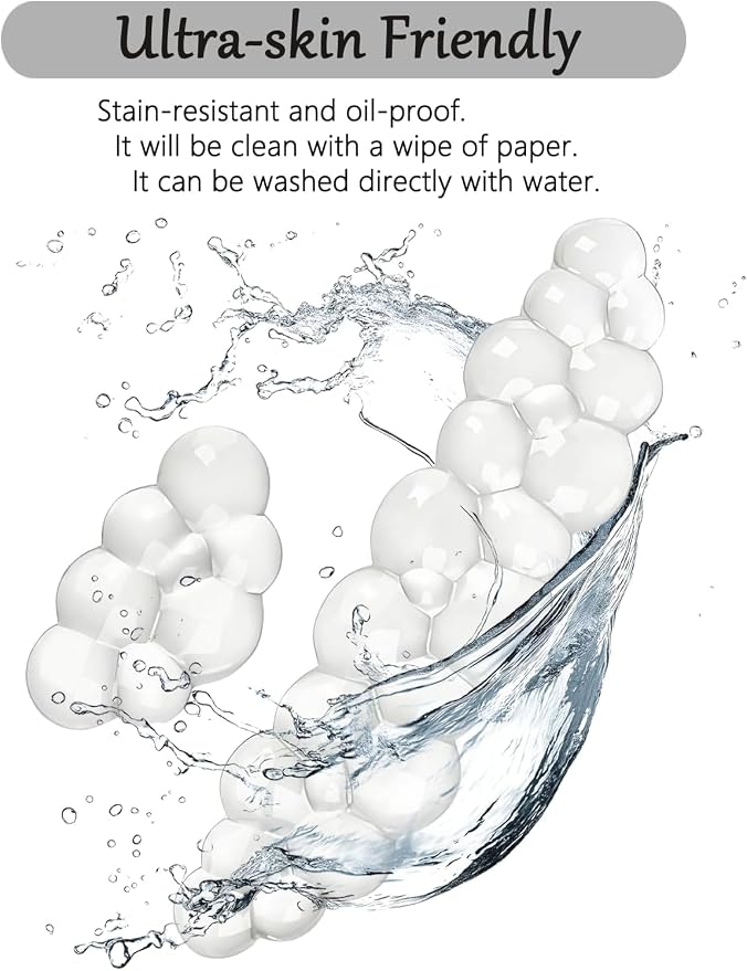 4pcs Clear Cloud White