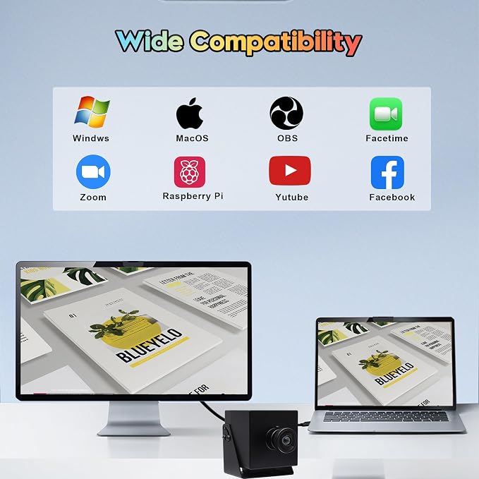 with 120 degree Distorition-Free Lens