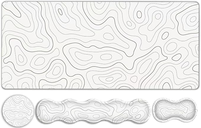 White Topographic