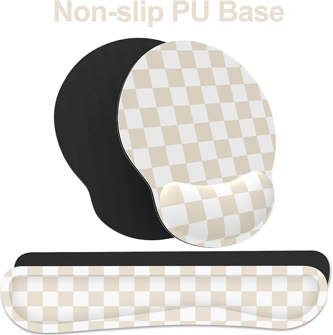 Beige Checkered