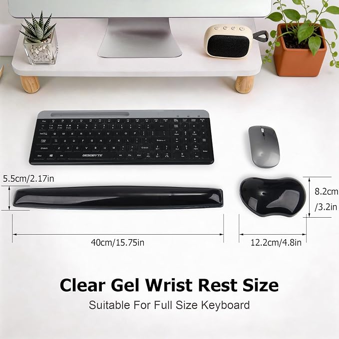 Black Wrist Rest Set-plus-(new Upgrade Packaging)