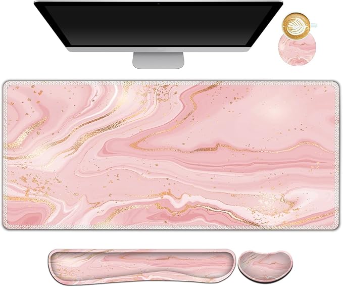 Pink Gold Marble