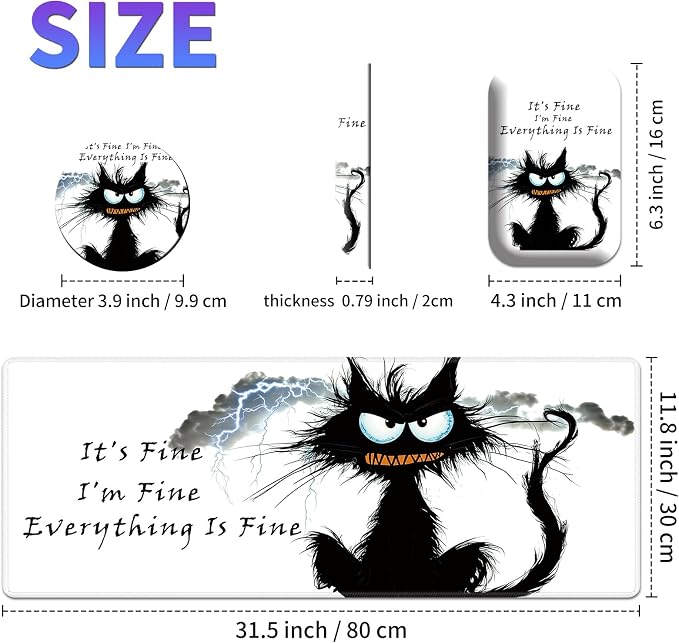 Funny Black Cat
