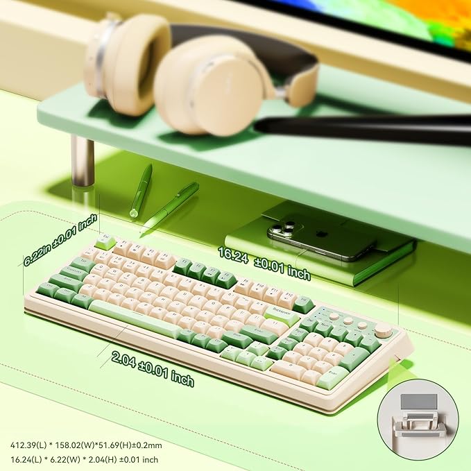 Green & Beige