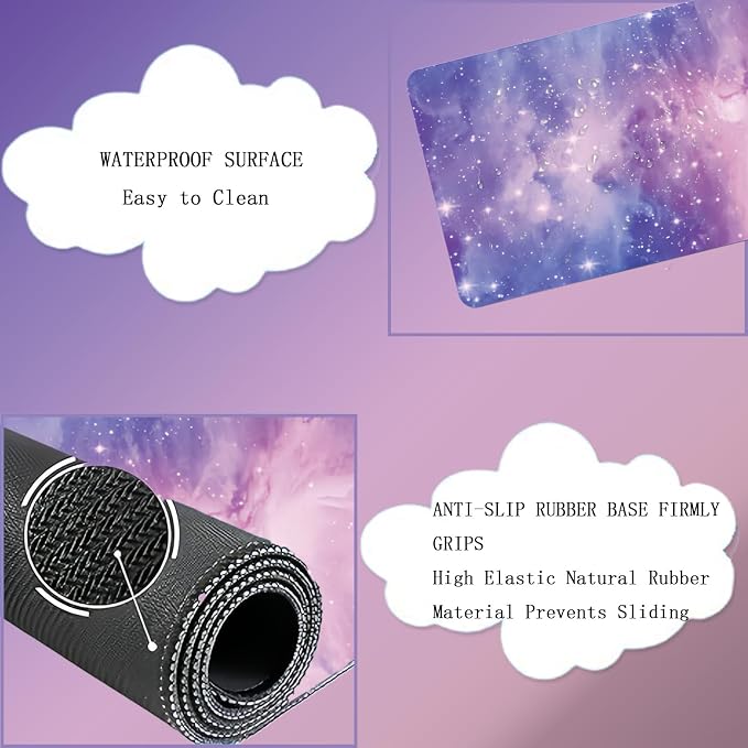 4pcs Purple Galaxy