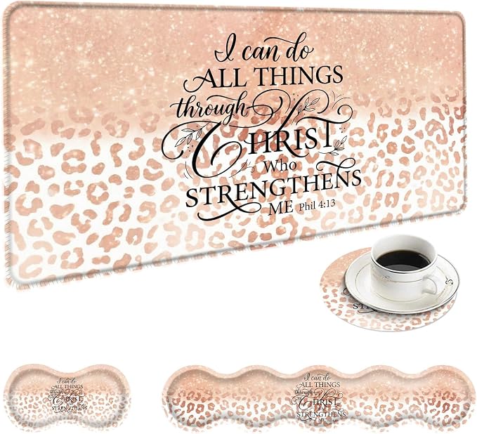 Bible Verse Philippians 4:13 Leopard