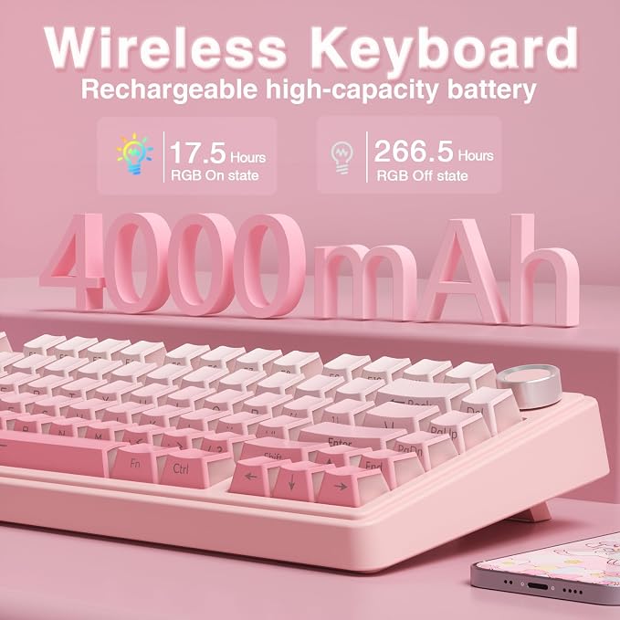 F75Pro Pink-Silent Version