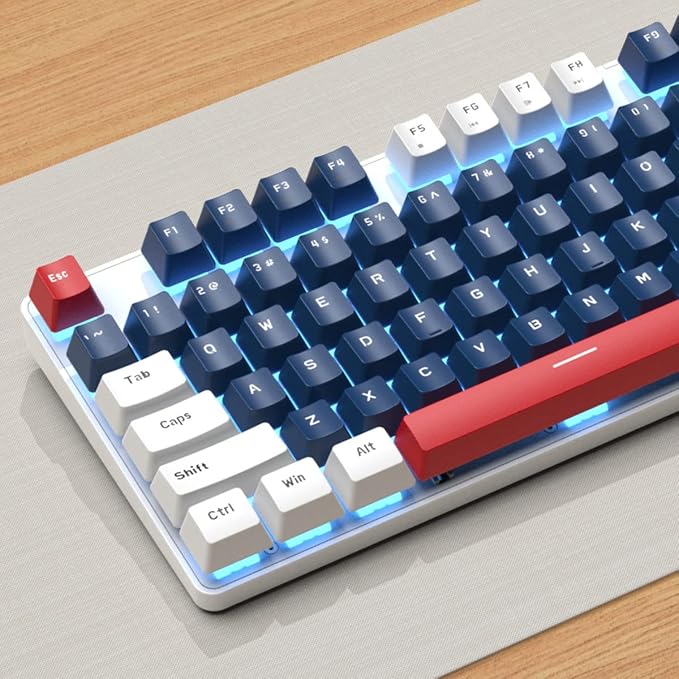 Red Switch Blue/White/Red Combo Color
