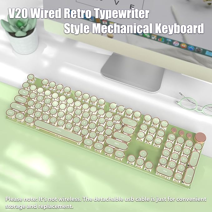 Wired - Matcha Green (Pink Switches)