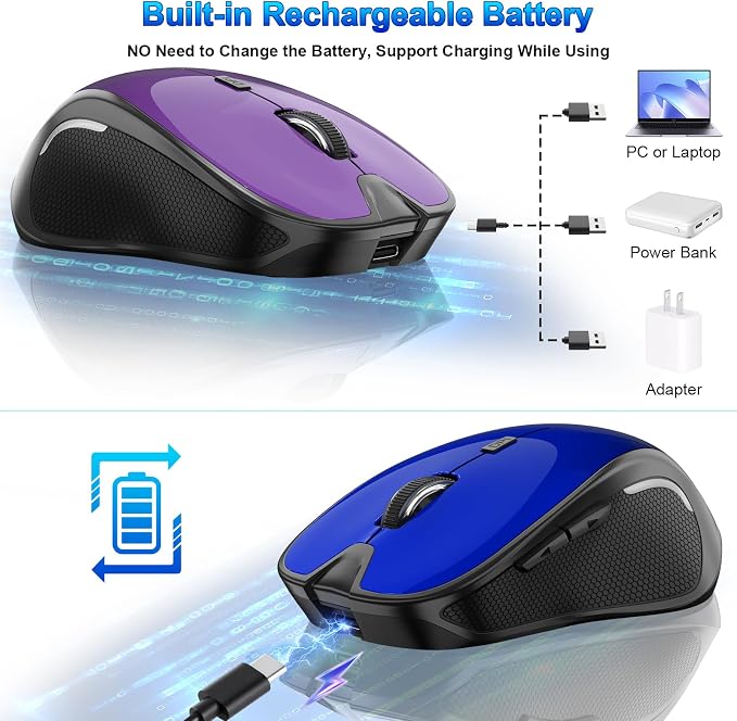 8.Wireless Bluetooth Mouse (SILVERY)