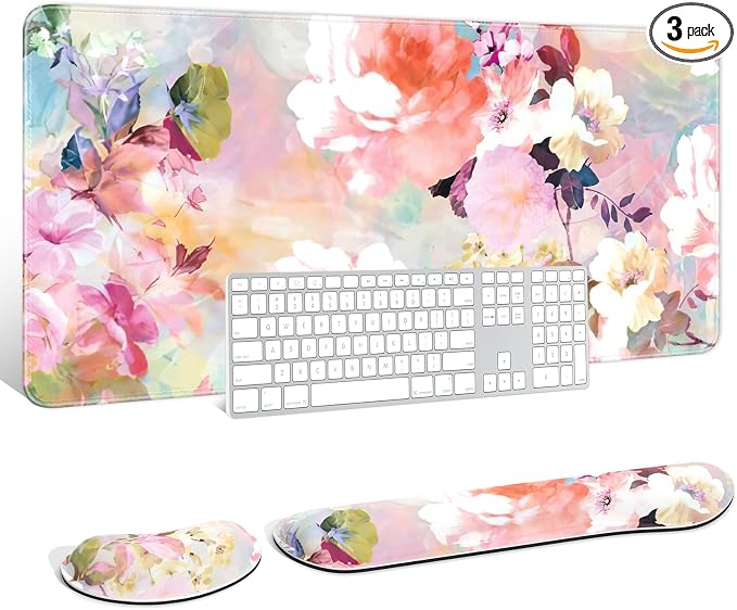 Watercolor Pink Flowers
