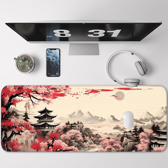 Japanese Watercolor Cherry Blossoms