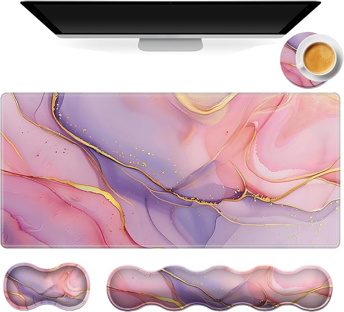 Pink Gold Marble