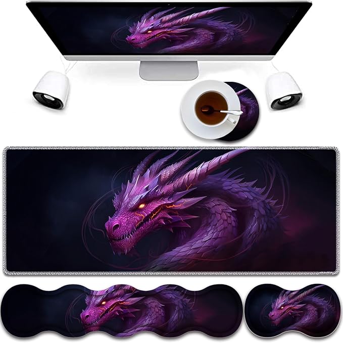 Flame Eyes Purple Dragon
