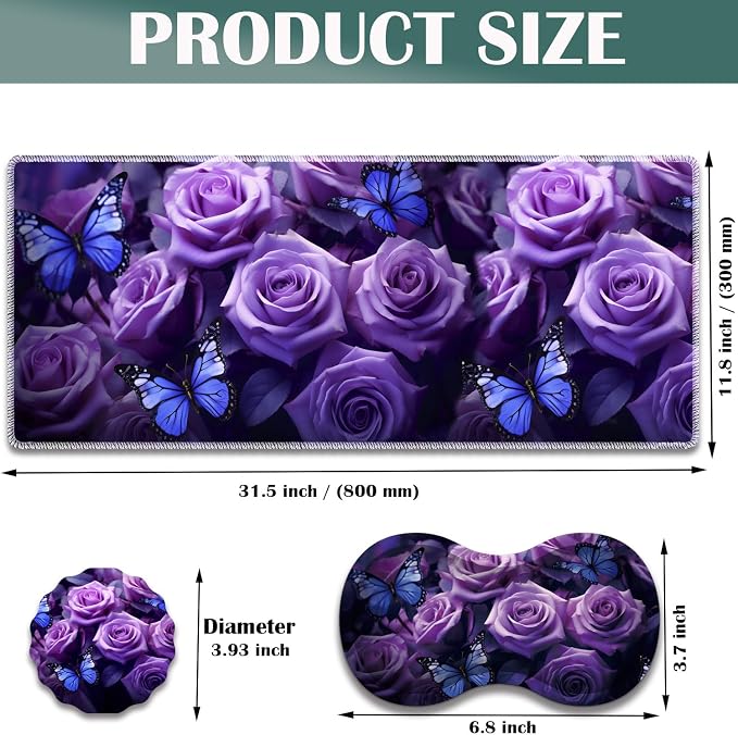Purple Roses and Butterflies