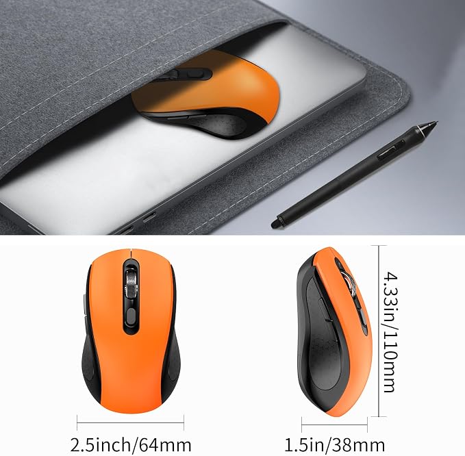 AT268-Orange & Black