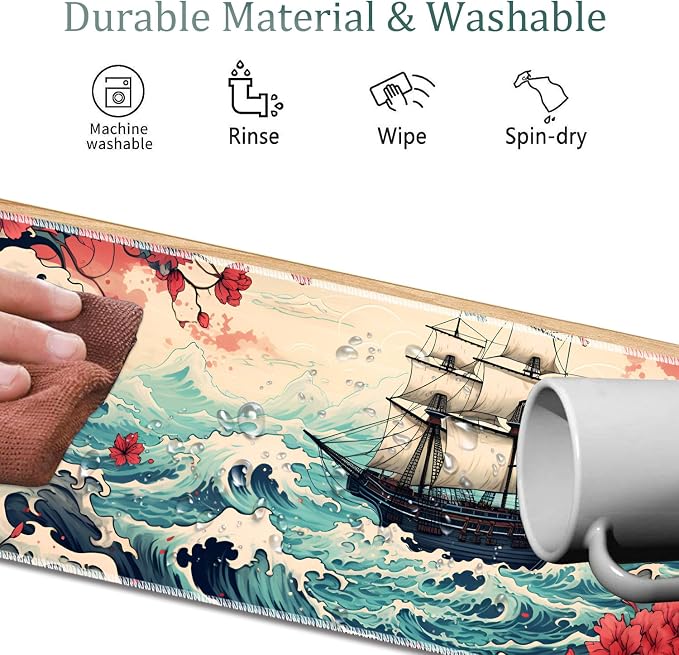 Pirate Ship Landscape Pattern